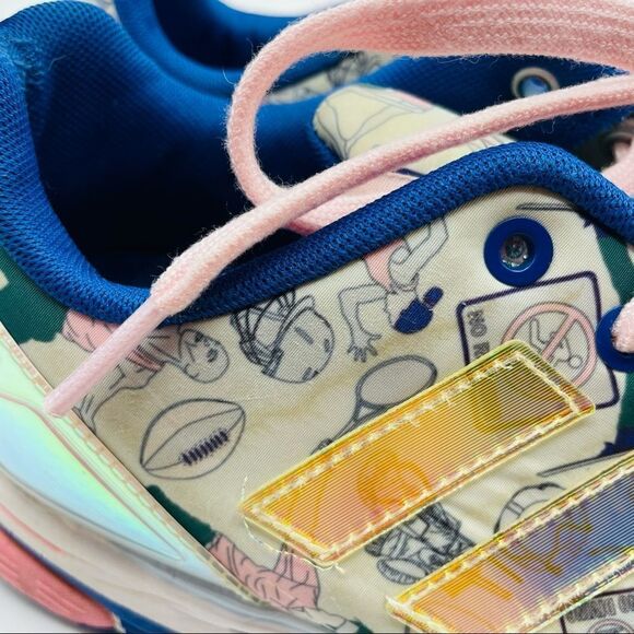 HTF - Adidas Limited Edition Mary Katrantzou Torsion Sport Patterned Sneakers - Picture 4 of 11